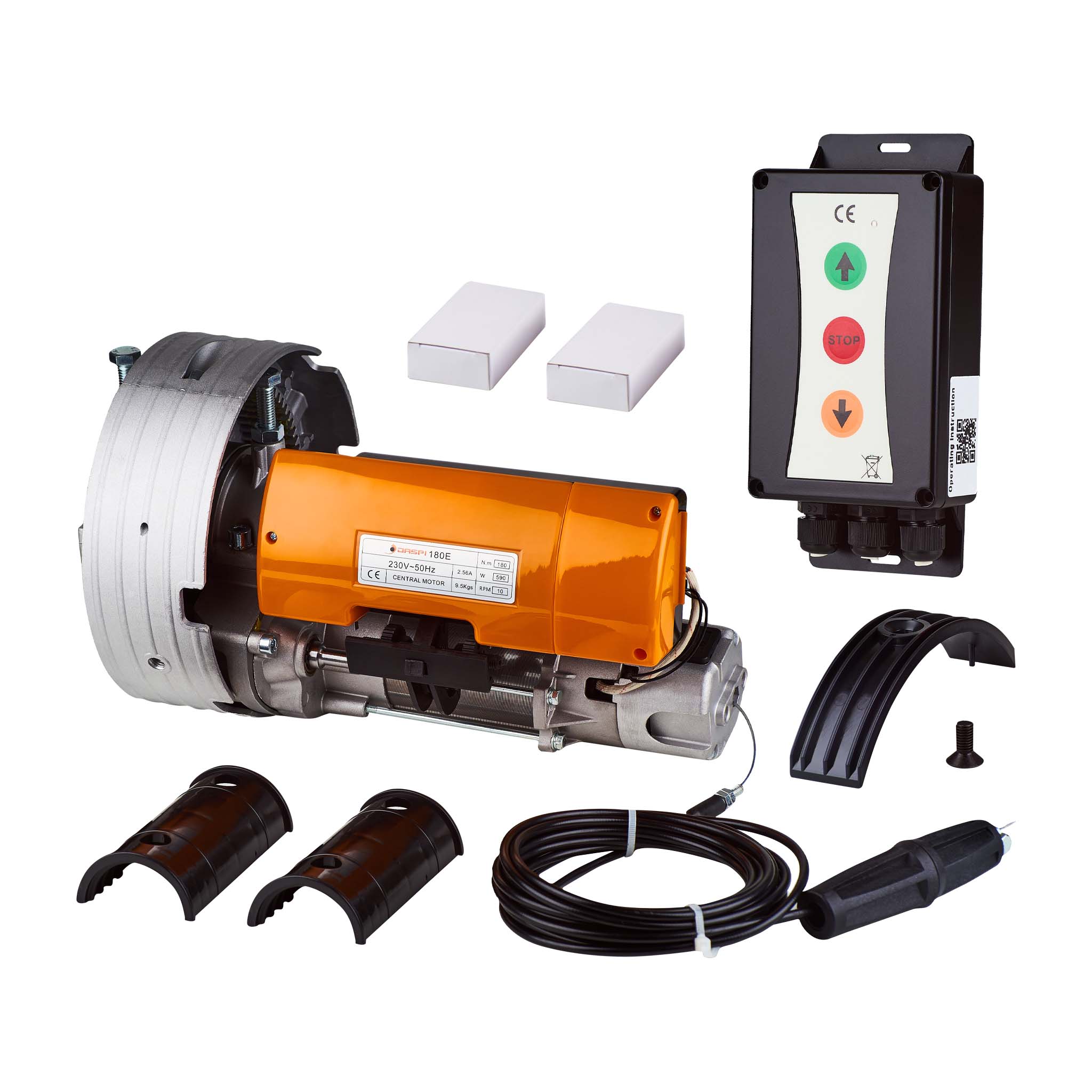 Kit motor de cierres enrollables